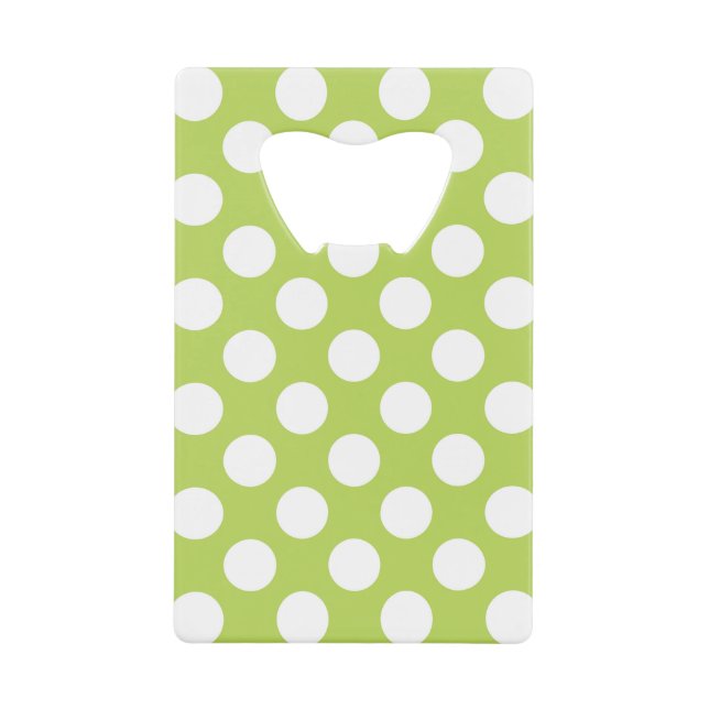 Green Polka Dots, Polka Dot Pattern, Dots, Dotted (Front)