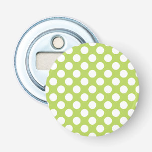 Green Polka Dots, Polka Dot Pattern, Dots, Dotted Bottle Opener