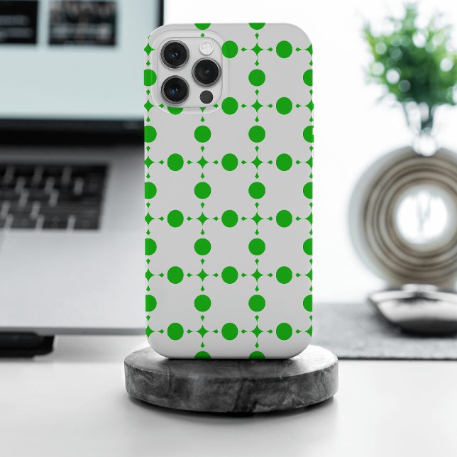 Green Polka Dots, Polka Dot Pattern, Dots, Dotted Case-Mate iPhone Case (Creator Uploaded)
