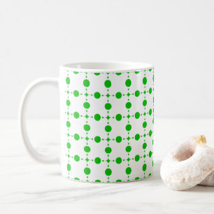 Green Polka Dots, Polka Dot Pattern, Dots, Dotted Coffee Mug