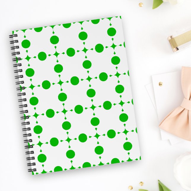 Green Polka Dots, Polka Dot Pattern, Dots, Dotted Notebook (Creator Uploaded)