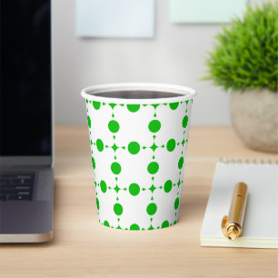 Green Polka Dots, Polka Dot Pattern, Dots, Dotted Paper Cups