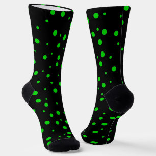 Green Polka Dots  Socks