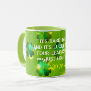 Green Popular St Patrick's Day Clover Collection Mug