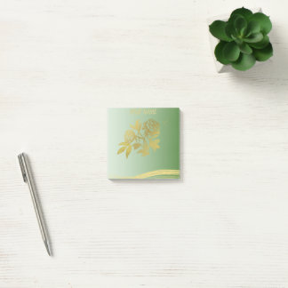 GREEN POST-IT NOTES