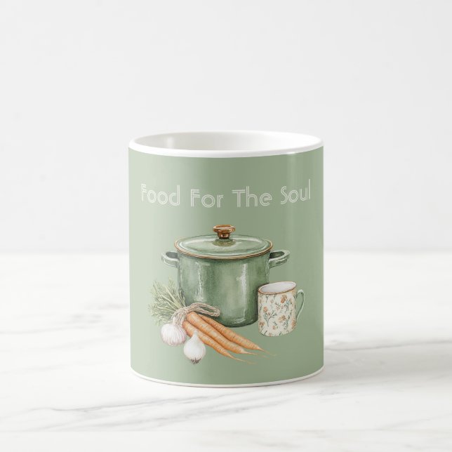 Green Pot Carrots   Coffee Mug (Center)