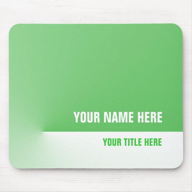 Green Pro Mouse Pad (Front)