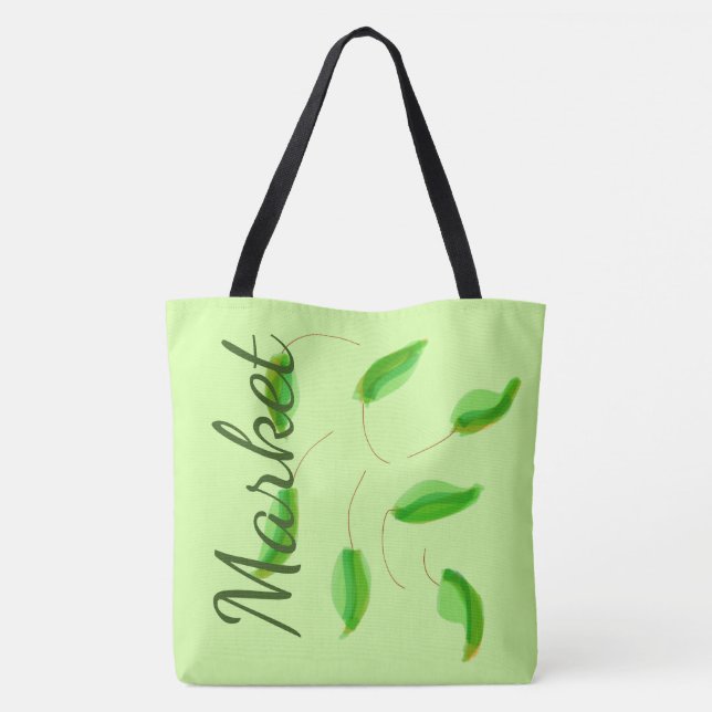 Green Produce Market Bag (Back)