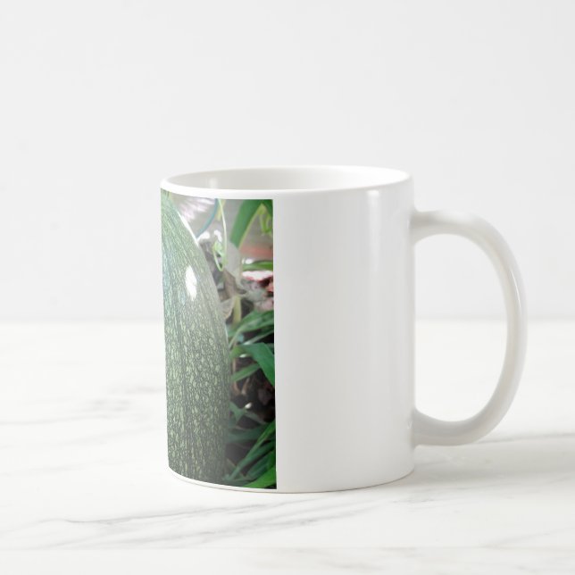 Green Pumpkin Coffee Mug (Right)