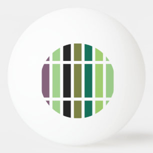 Green Purple Black Hues Ping Pong Ball