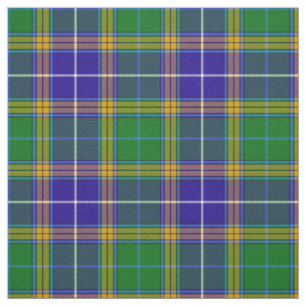 Green & Purple Plaid Fabric