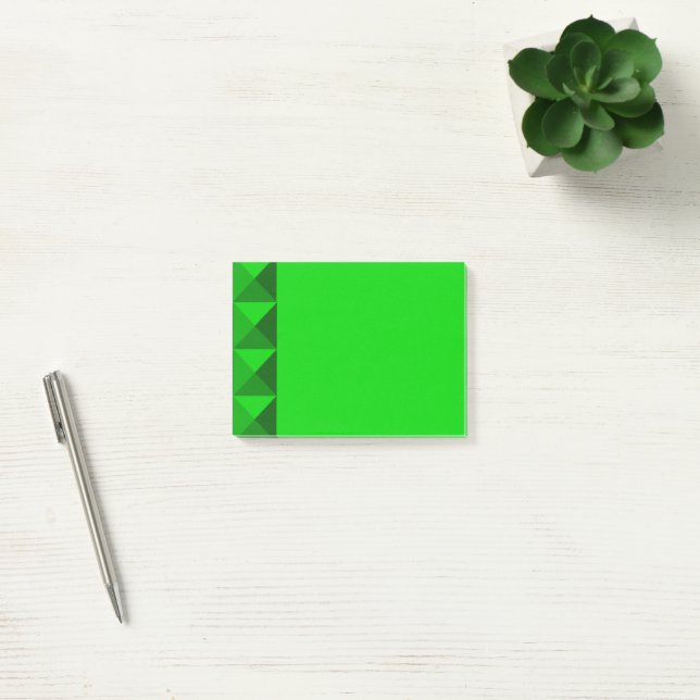 Green Pyramids  Post-it Notes (Office)
