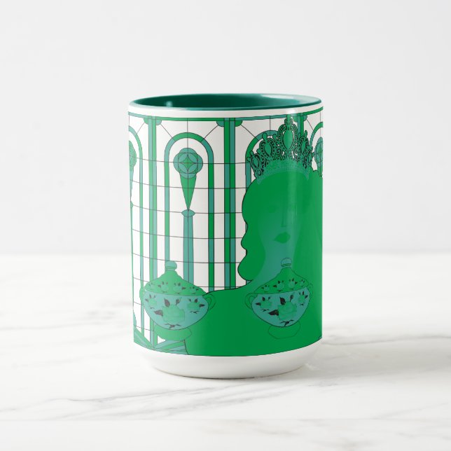 Green Queen Mug (Center)