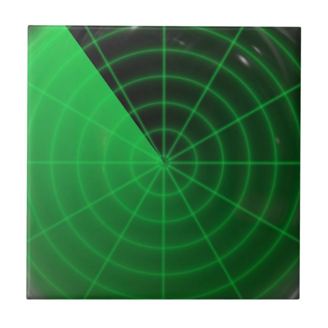 green radar pattern tile (Front)