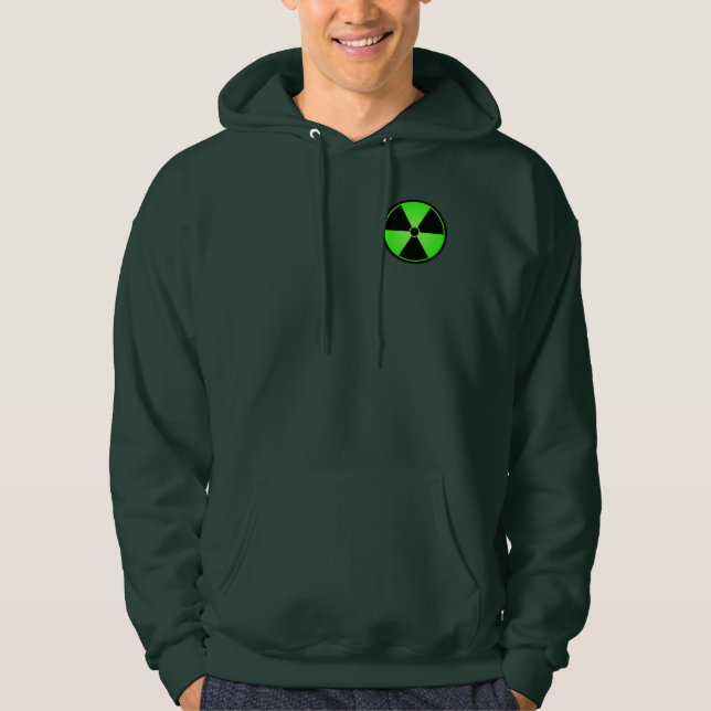 Green Radiation Symbol Hoodie (Front)