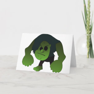 GREEN RAGE MAN CARD
