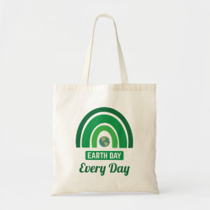 Green Rainbow Environmentalism Earth Day Every Day Tote Bag
