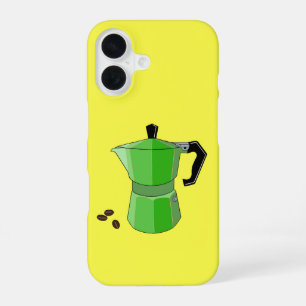 Green Rainbow Espresso iPhone 16 Case