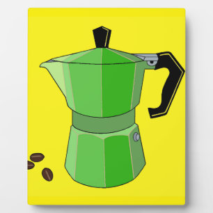 Green Rainbow Espresso Plaque