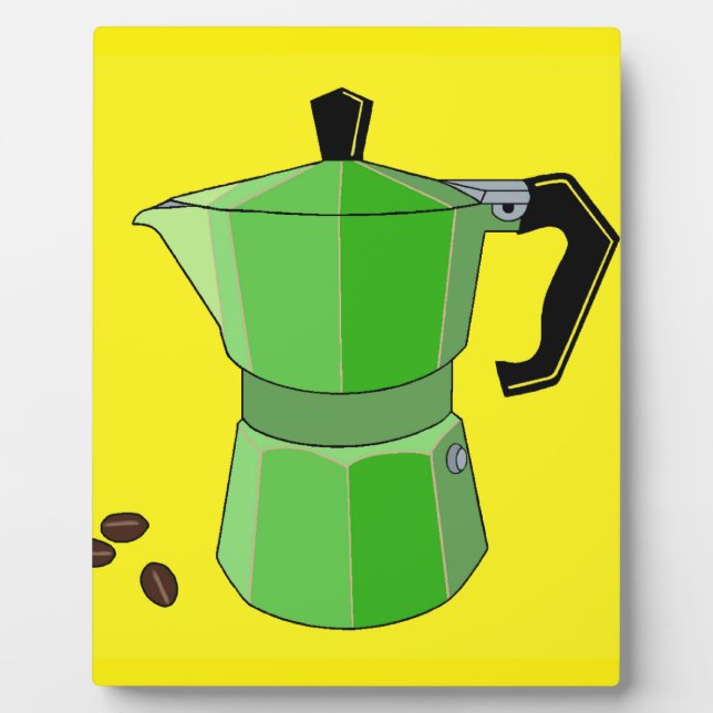 Green Rainbow Espresso Plaque (Front)