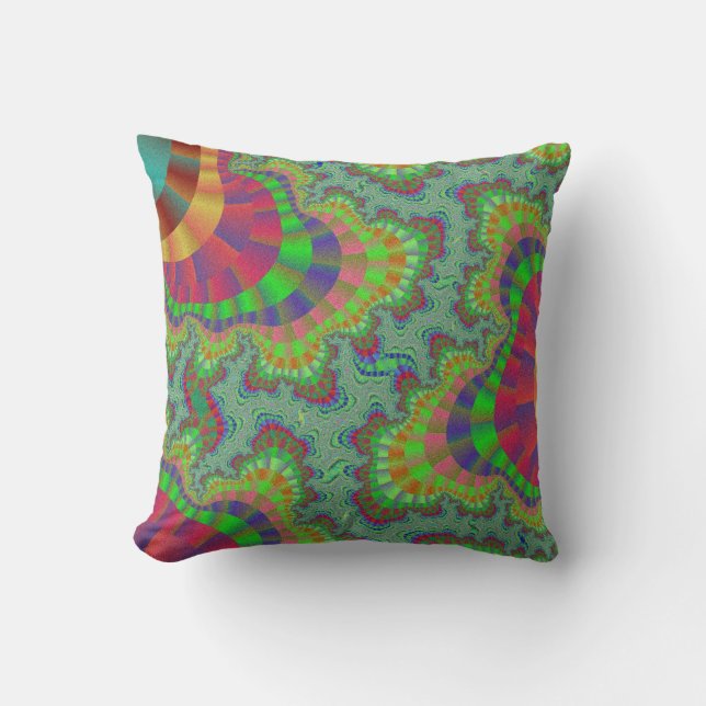 Green Rainbow Gear Cushion (Front)