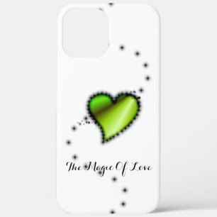 Green Rainbow Heart with Stars , The Magic Of Love iPhone 12 Pro Max Case