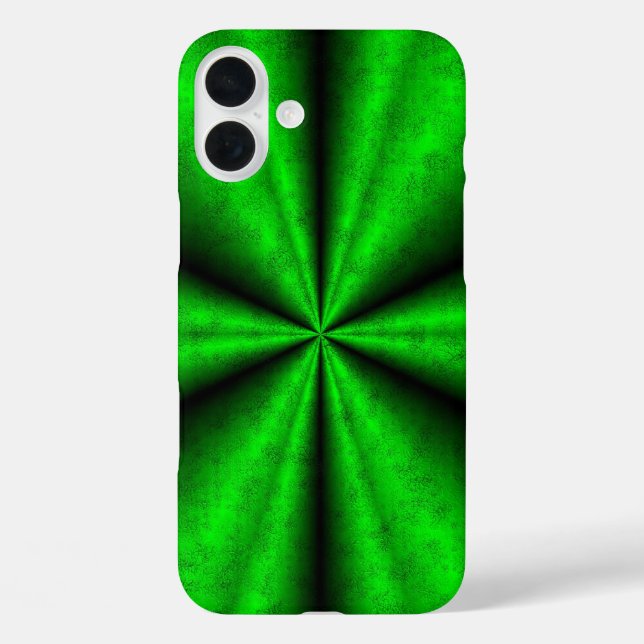 Green Rainbow in Elephant Skin Leather Optik Case-Mate iPhone Case (Back)