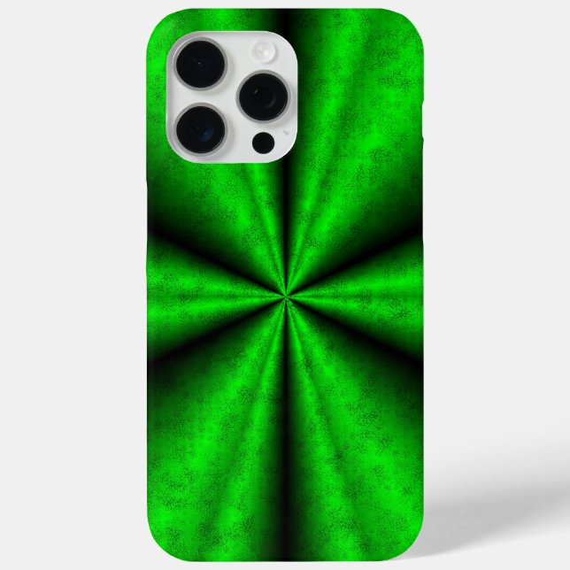 Green Rainbow in Elephant Skin Leather Optik Case-Mate iPhone Case (Back)