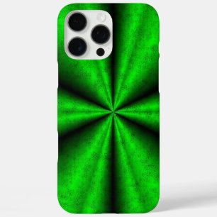 Green Rainbow in Elephant Skin Leather Optik iPhone 16 Pro Max Case