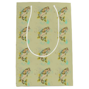 Green Rainbow Trout Gift Bag