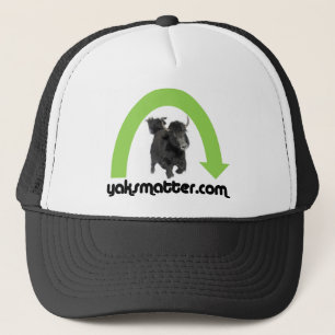 green rainbow trucker hat