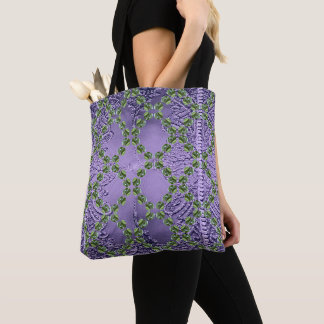 Green Raindrops  Tote Bag
