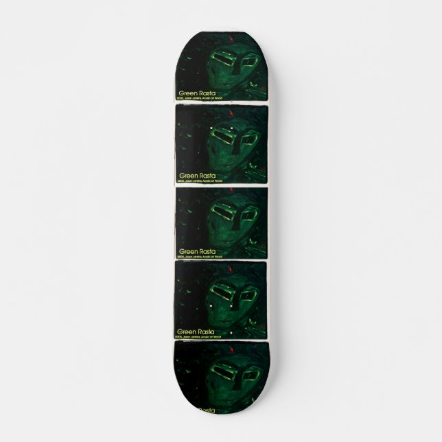 GREEN RASTA SKATEBOARD (Front)