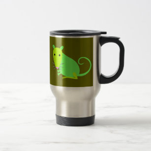 Green Rat Travel Mug