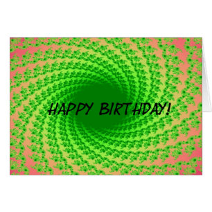 Green Rays, Abstract Birthdat Digital Art