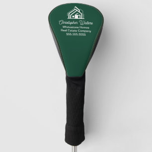 Green Real Estate Company Customised Realtor Golf Head Cover