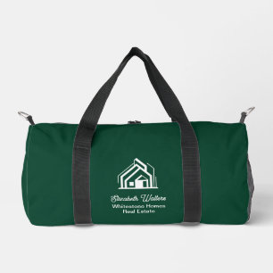 Green Real Estate Company Personalised Realtor Duffle Bag