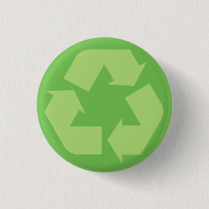 Green Recycle Button
