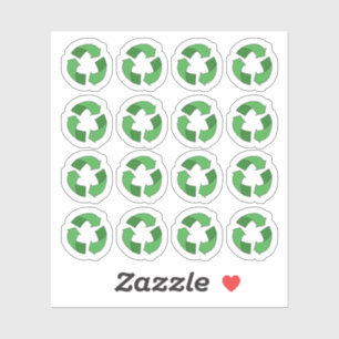 Green Recycling Icon Mini Bujo Calendar Planner