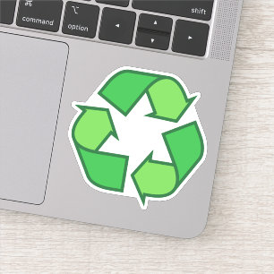 Green recycling symbol