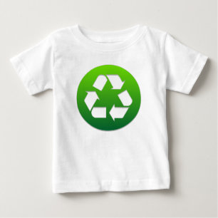 Green Recycling Symbol Baby T-Shirt