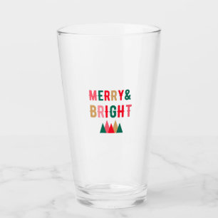 Green Red and Brown Bold Typography Glass