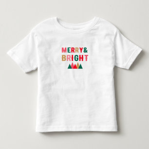 Green Red and Brown Bold Typography Toddler T-Shirt
