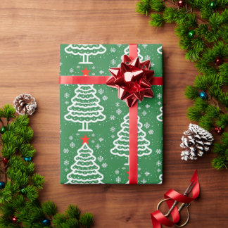 Green & Red Christmas Wrapping Paper