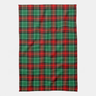 Green Red Holiday Plaid Kitchen Towel