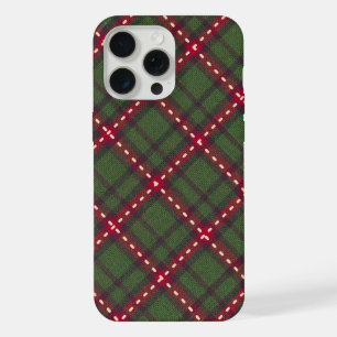 Green & Red Plaid Cosy Christmas Festive iPhone 15 Pro Max Case