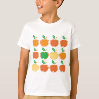 Green, Red, Yellow & Orange Apples T-Shirt