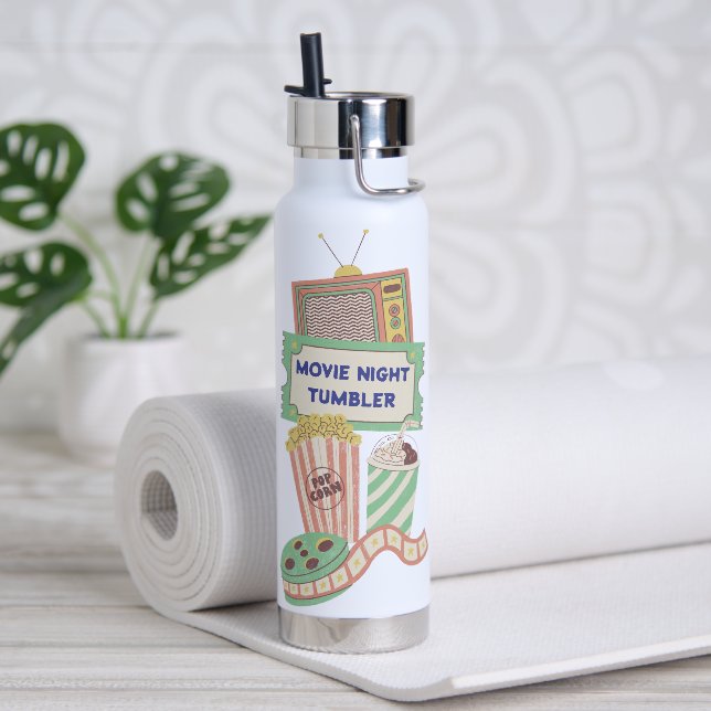 Green Red Yellow Personal Water Bottle (Yoga)