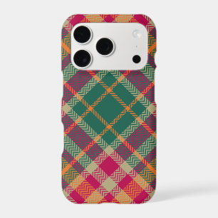 Green Red Yellow Scottish Tartan Plaid