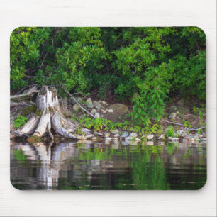 Green Reflections Mouse Pad
